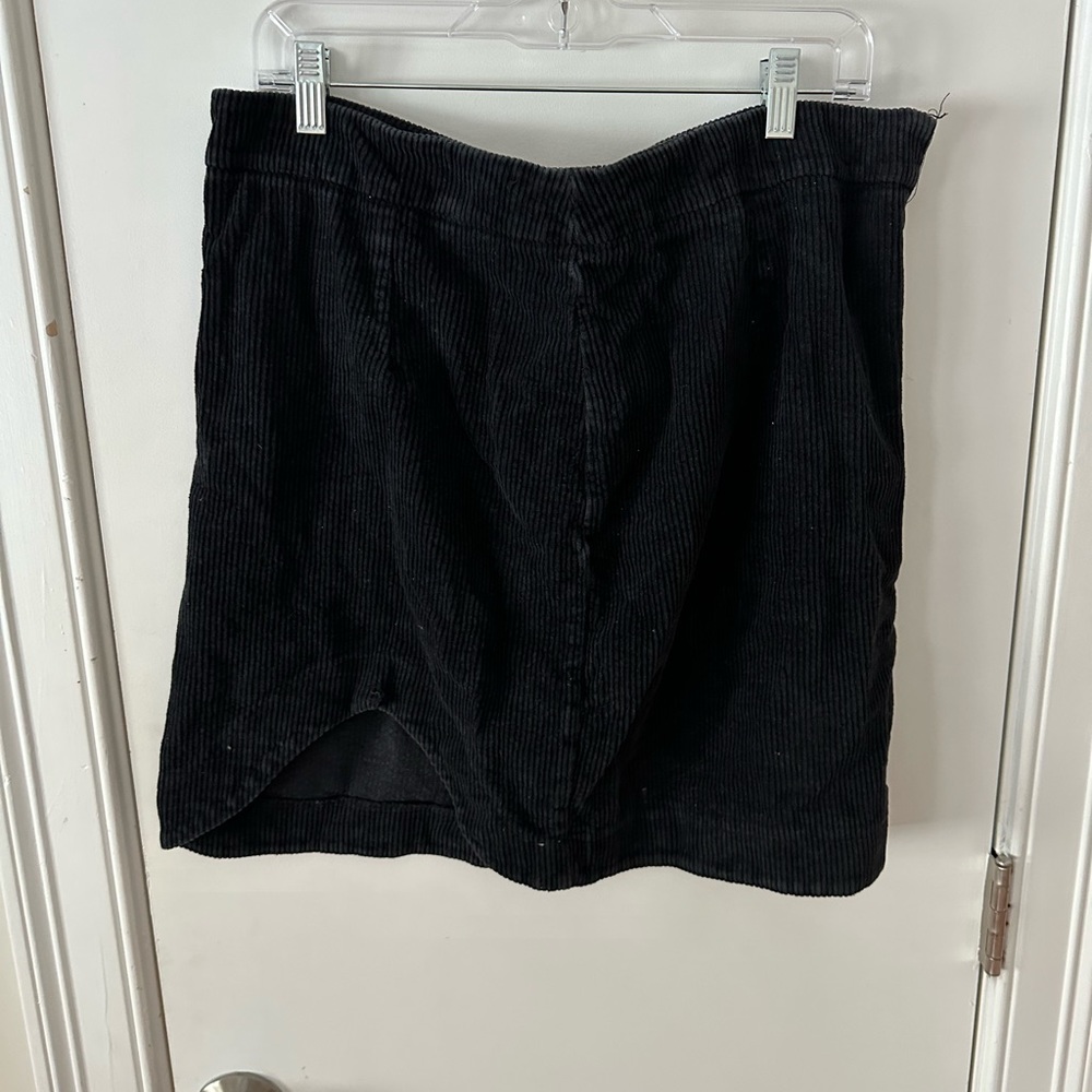 NASTYGAL Plus SizeCurved Hem Corduroy Mini Skirt